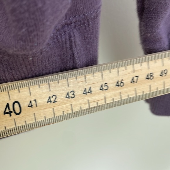 Roots - Classic Pullover Quarter Zip Up Sweat Shirt - Purple - L - Picture 12 of 12